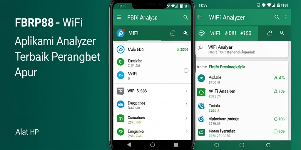 Antarmuka FBRP88 yang informatif dan mudah digunakan untuk analisis WiFi.