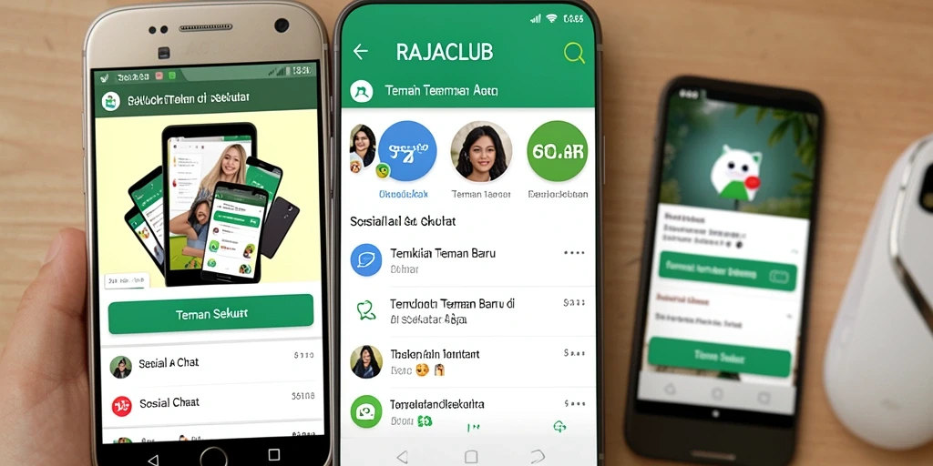 Tampilan antarmuka RAJACLUB yang menarik dan ramah pengguna.